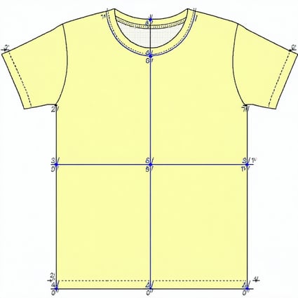 Plotting a tshirt pattern Plotting a tshirt pattern