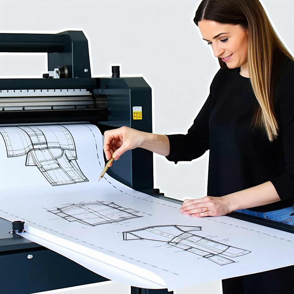 Skilled sewers tailors and freelance patternmakers who work with digital files but lack access to industrial plotters your service helps them maintain precision and consistency