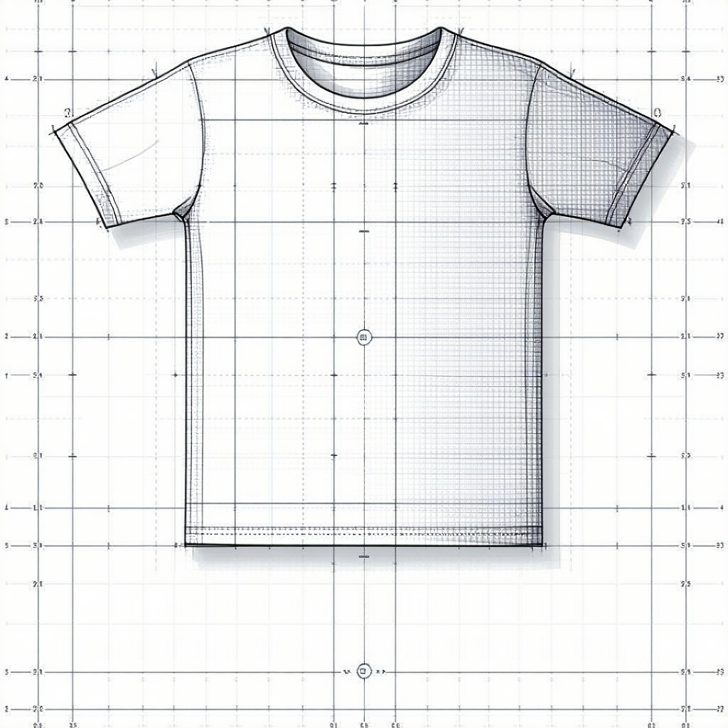 create a plotter image with the outlines of garment printing in black and white create a plotter image with the outlines of garment printing in black and white